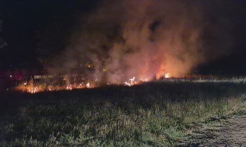 Edirne'de Tunca Nehri Kenarında Yangın Kontrol Altına Alındı