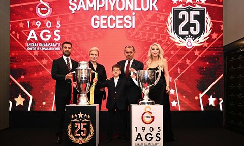 Galatasaray'ın 25. Şampiyonluğu Ankara'da Coşkuyla Kutlandı