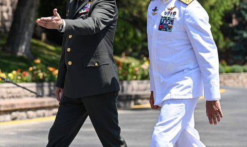 Genelkurmay Başkanı Metin Gürak, NATO Askeri Komite Başkanı Dragone ile Görüştü