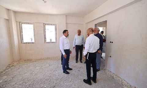 Hatay Arsuz'da Kırsal Afet Konutları İnşaatı Devam Ediyor