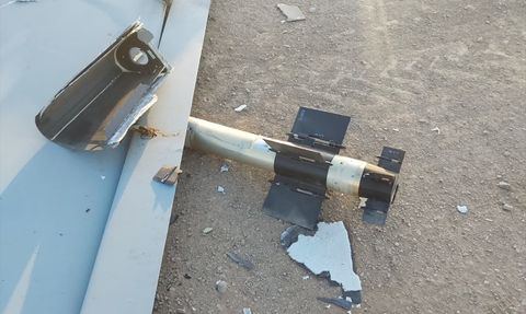 İran, Düşürülen İsrail SİHA'sının Görüntülerini Yayınladı