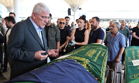 İYİ Parti Genel Başkanı Dervişoğlu, Öğretmen Sevil Şeker'in Cenaze Törenine Katıldı