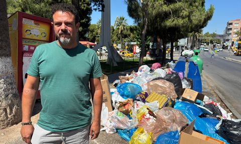 İzmir Buca'da Çöp Kirliliği Grev Nedeniyle Artıyor