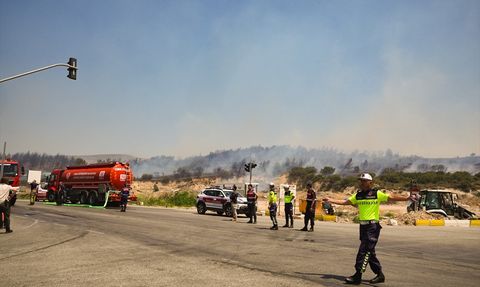 İzmir'de Orman Yangınına Neden Olan Şüpheli Tutuklandı