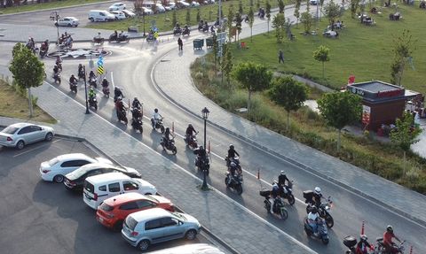 Kayseri'de Motosiklet Grubundan Uyuşturucuya Hayır Mesajı