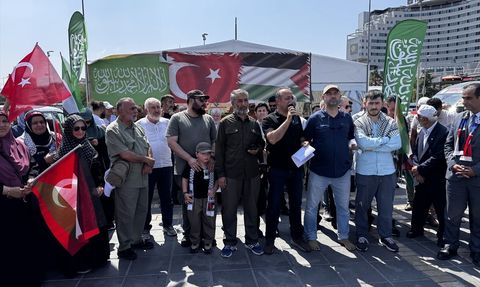 Kayseri'den Gazze'ye Dayanışma Yürüyüşü İçin Kafile Yola Çıktı