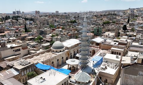 Kilis'teki Tarihi Ulu Cami Yeniden İbadete Açılacak
