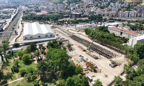 Körfezray Metro Projesi'nde Hızla İlerleyen Çalışmalar