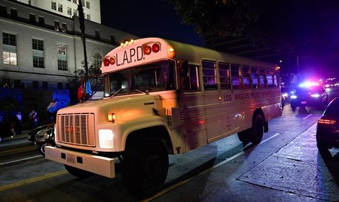 Los Angeles'ta Sokağa Çıkma Yasağı Uygulandı