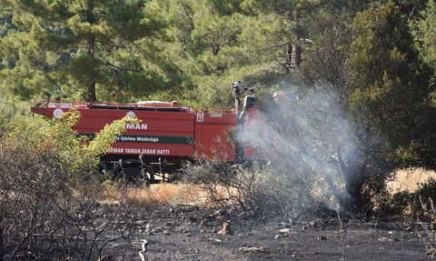 Marmaris Orman Yangını Kontrol Altına Alındı