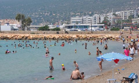 Mersin Sahillerinde Kurban Bayramı Hareketliliği