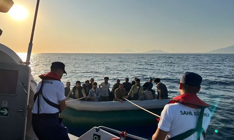 Muğla'da Düzensiz Göçmen Kurtarma Operasyonu