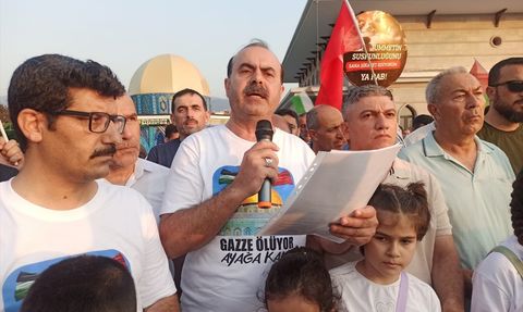 Osmaniye'de Filistin'e Destek Konvoyu Düzenlendi