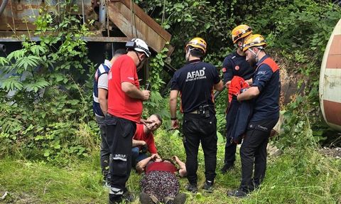 Rize'de Kaybolan Kadın Yaralı Halde Bulundu