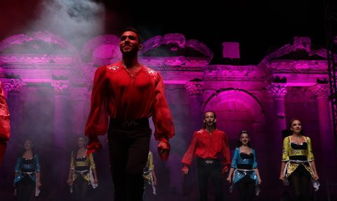 Sagalassos Antik Kenti'nde Anadolu Ateşi Gösterisi