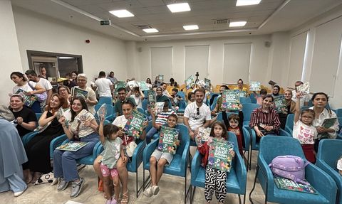 Samsun'da Çağrı Odabaşı ile Renklendirme Etkinliği Düzenlendi