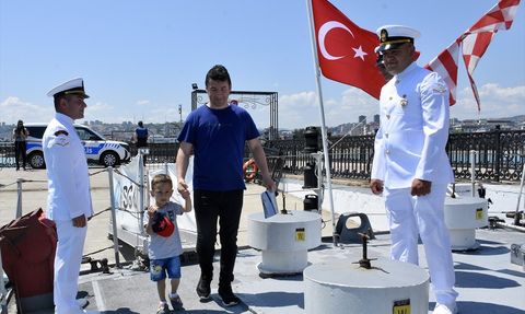 Samsun'da TCSG-87 Gemisi Vatandaşlara Açıldı