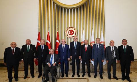TBMM Başkanı Numan Kurtulmuş, Eski Başkanlarla Buluştu