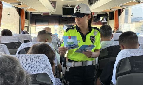 Tekirdağ'da Kurban Bayramı Öncesinde Yolcu Otobüslerine Denetim