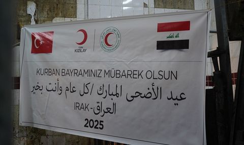 Türk Kızılay’dan Irak’a Kurban Et Bağışı