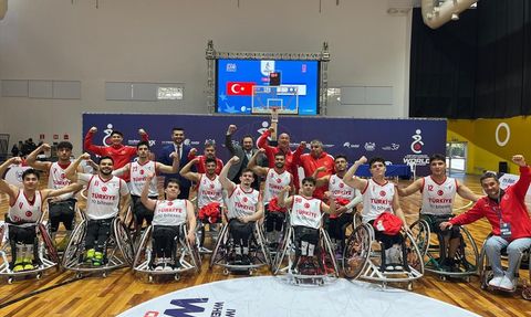 Türkiye 23 Yaş Altı Tekerlekli Sandalye Basketbol Takımı'ndan Dominant Başlangıç