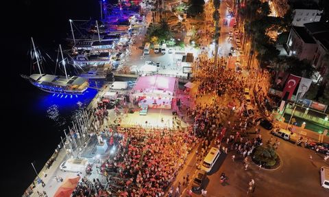 15 Temmuz Şehitleri Marmaris'te Anıldı