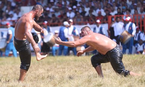 664. Tarihi Kırkpınar Yağlı Güreşleri'nde Finalistlerin Belirlenmesi