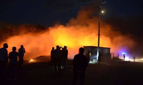 Ankara'da Eski Çöp Dökme Sahasında Yangın Kontrol Altına Alındı