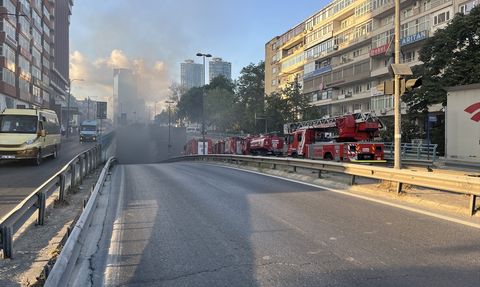 Beşiktaş'ta Özel Halk Otobüsünde Yangın - Olay Detayları