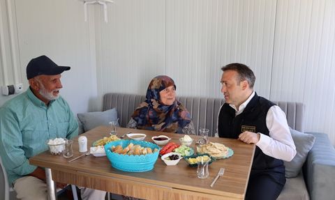 Bilecik'teki Yangın Mağdurlarına Konteyner Desteği