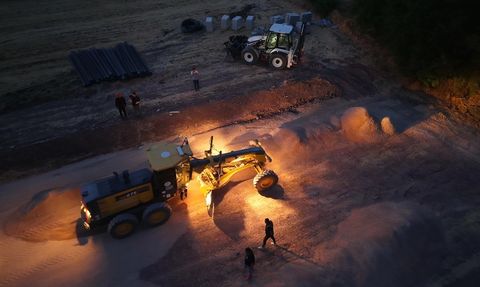 Bilecik'teki Yangınlar Sonrası Konteyner Desteği