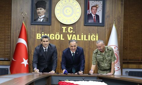 Bingöl'de Geçici Barınma Alanı Protokolü İmzalandı