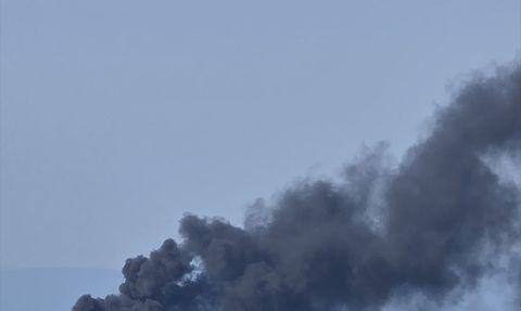 Bodrum Açıklarında Motoryat Yangını