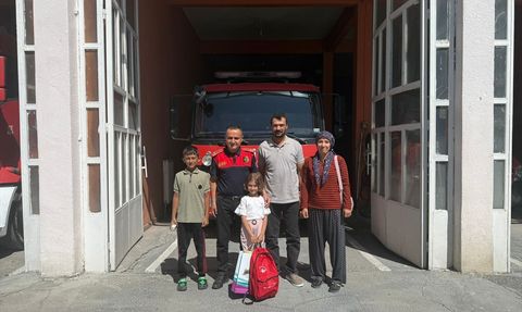 Burdur'da 5 Yaşındaki Çocuk, Yangını Önleyerek Ödüllendirildi