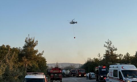 Bursa'da Orman Yangınına Müdahale