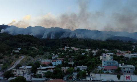 Dörtyol'daki Orman Yangınına Müdahale Devam Ediyor