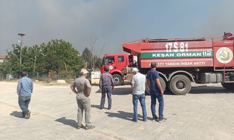 Edirne'de Orman Yangını Kontrol Altına Alındı