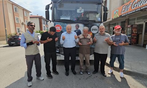 Erzincan'dan Filistin ve Suriye'ye Yardım Tırı Gönderildi