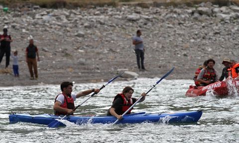 Erzurum'da Uluslararası Palanekstrem Rotamız Macera Yarışması Devam Ediyor