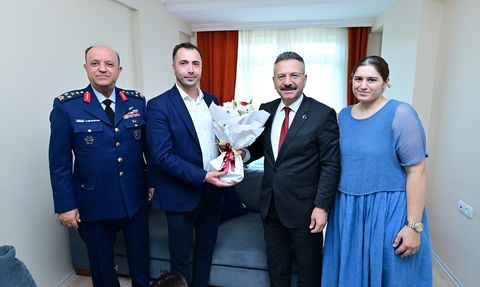 Eskişehir Valisi Aksoy'dan 15 Temmuz Gazilerine Ziyaret