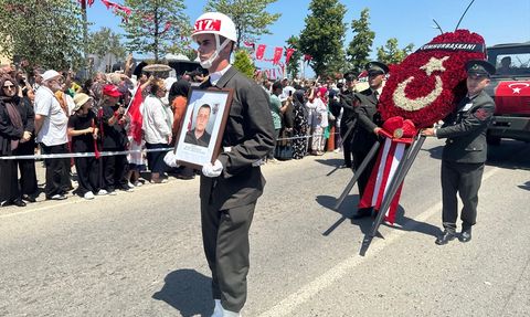 Giresun'da Şehit İkmal Er Semih Erdoğan'ın Cenaze Töreni