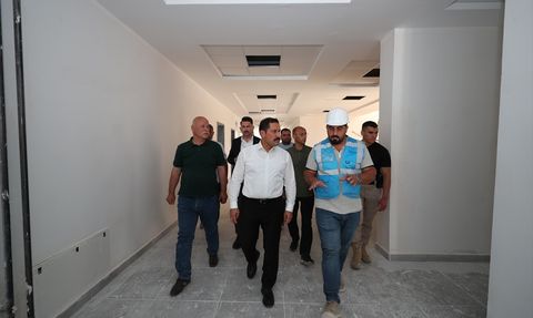 Hatay'da Deprem Sonrası Okul İnşaatları Devam Ediyor