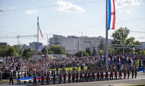 Hırvatistan'da Fırtına Harekatı'nın 30. Yıl Dönümünde Tören Düzenlendi