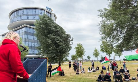 Hollanda'da F-35 İhracatına Protesto