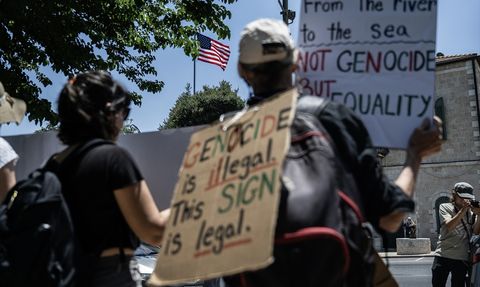 İsrailli Aktivistlerden Gazze'deki Toplama Kamplarına Protesto