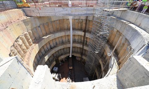 İstanbul'da Atık Su Tünelleri Kazı Töreni