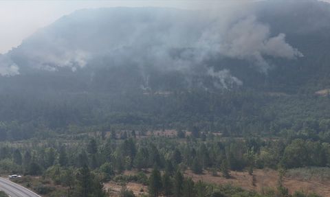 Karabük'teki Orman Yangınlarıyla Mücadele Devam Ediyor