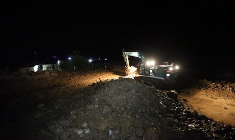 Kars'ta Sel ve Heyelan Sonucu Köylerde Hasar Oluştu