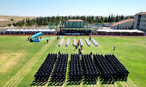 Kayseri'de 312 Polis Adayı Mezuniyet Heyecanı Yaşadı
