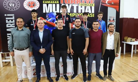 Kırklareli'de Gençler Türkiye Muaythai Şampiyonası Tamamlandı